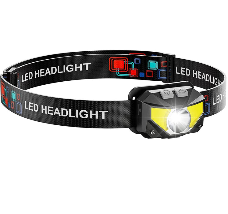 Headlamp Rechargeable, Head Lamp Outdoor LED Rechargeable, 1100 Lumen Super Bright White Red Light Flashlights