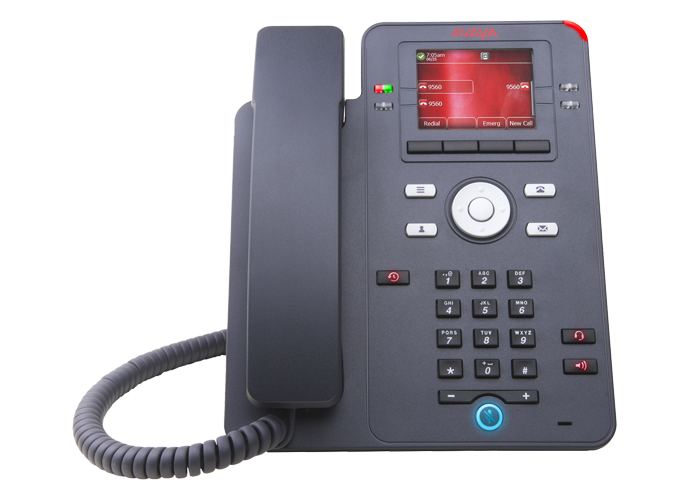 Avaya J139 12 Key Self-Labeling Color Gigabit VoIP Telephone