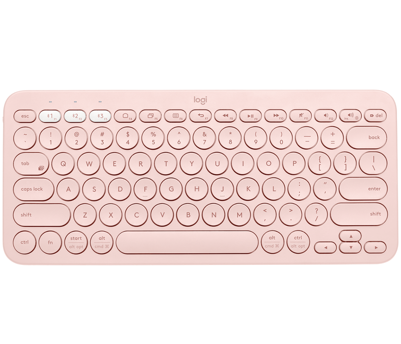 Logitech K380 Multi-Device Bluetooth Keyboard - Rose