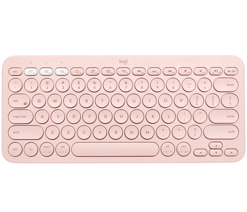 Logitech K380 Multi-Device Bluetooth Keyboard - Rose