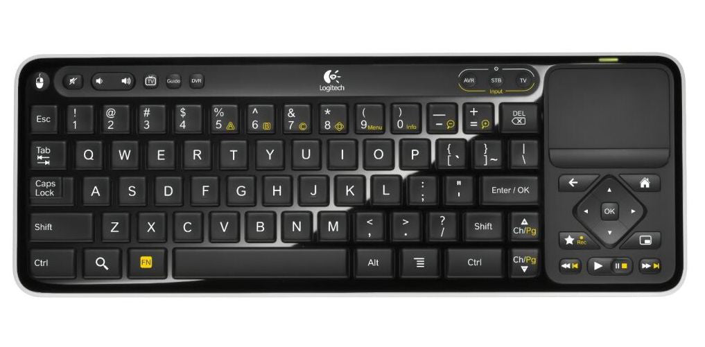 Logitech K700 Wireless Keyboard Controller - Black (NO RECEIVER) (NO COVER)