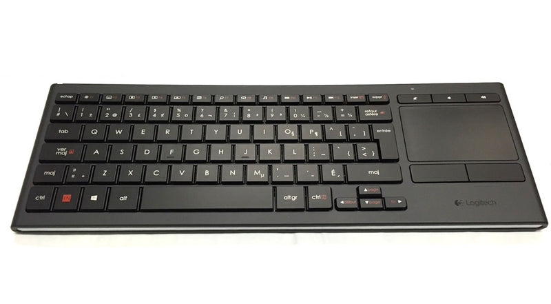Logitech K830 Illuminated Living-Room Wireless Keyboard (FRENCH) (NO RECEIVER)