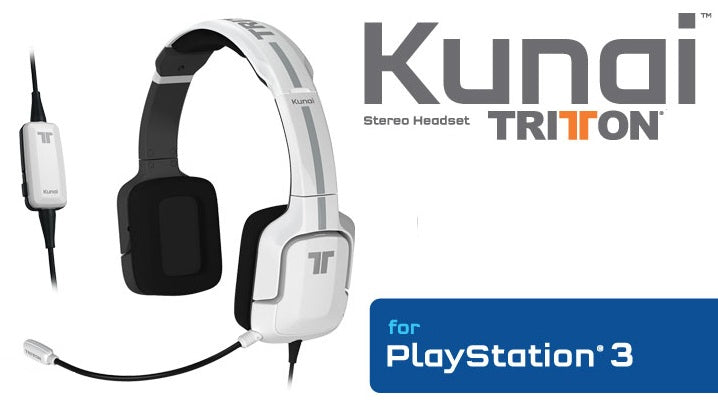 Tritton Kunai Stereo Headset for PlayStation 3 - White