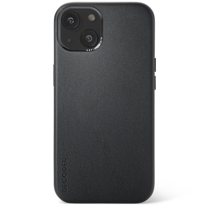 DECODED iPhone 13 Mini - Leather Case - Black