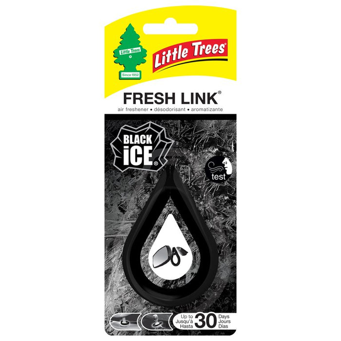 Little Trees Black Ice Scent Little Trees Fresh Link Air Freshener - 7 Pack