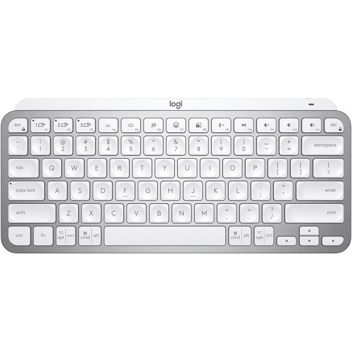Logitech MX Keys Mini Minimalist Wireless Illuminated Keyboard - Pale Gray