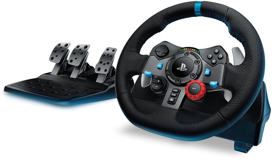 Logitech G29 Driving Force Racing Wheel and Pedals for PS4 PC ONLY