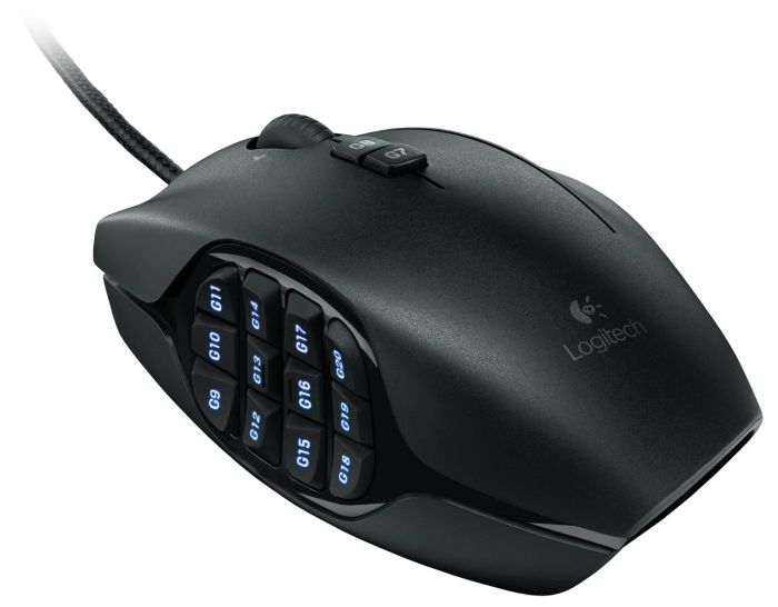 Logitech G600 MMO Gaming Mouse Wired USB