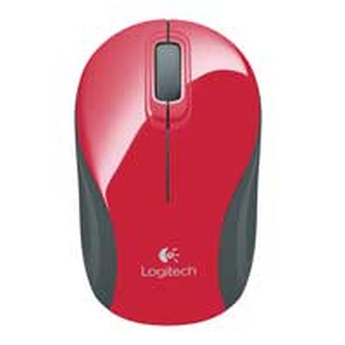 Logitech M187 Wireless Mini Mouse RED (NO RECEIVER)
