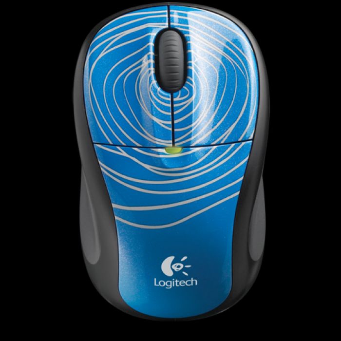 Logitech M305 Wireless Mouse Blue Swirl (NO RECEIVER)