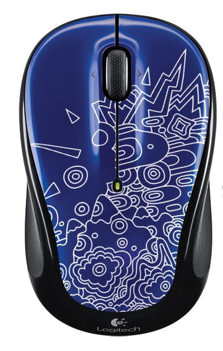 Logitech M317 Wireless Mouse BLUE TOPOGRAPHY (NO RECEIVER)