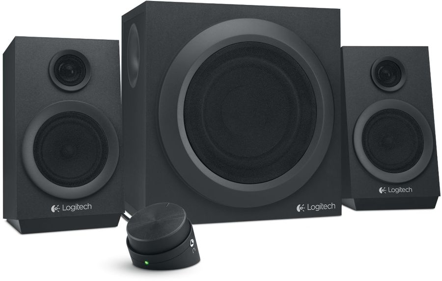 Logitech Z333 2.1 Speaker System With Subwoofer - Black