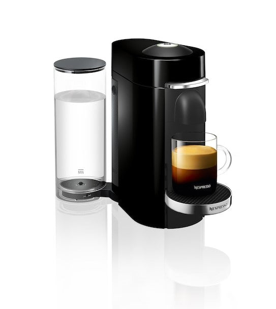 Nespresso Vertuo Plus Coffee and Espresso Maker - Glossy Black/Chrome