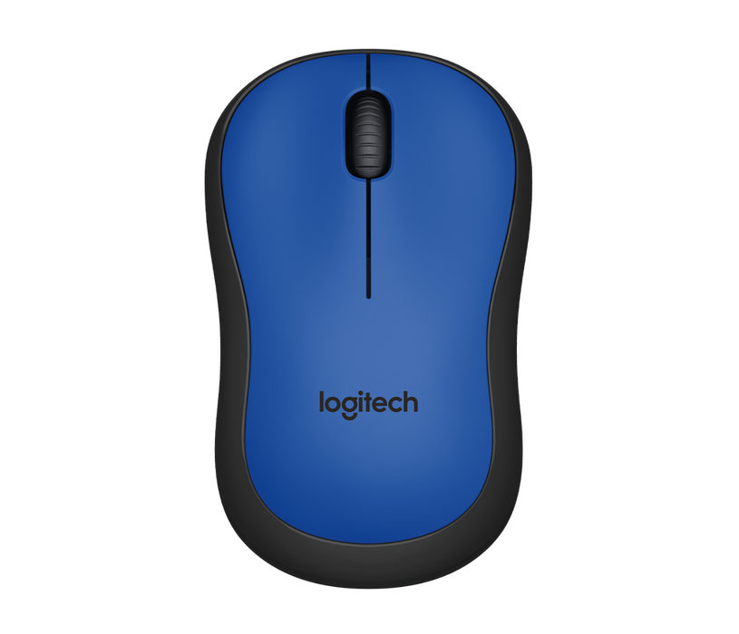 Logitech M220 Silent Touch Optical Mouse W/ Nano Receiver - Blue