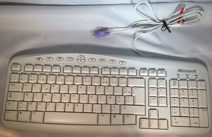 Microsoft Wired Keyboard 500 FRENCH AZERTY LAYOUT WHITE