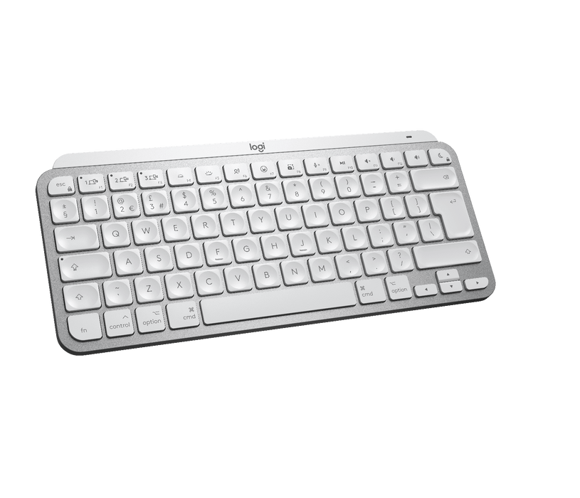 Logitech MX Keys Mini For Mac Minimalist Wireless Illuminated Keyboard - Pale Gray
