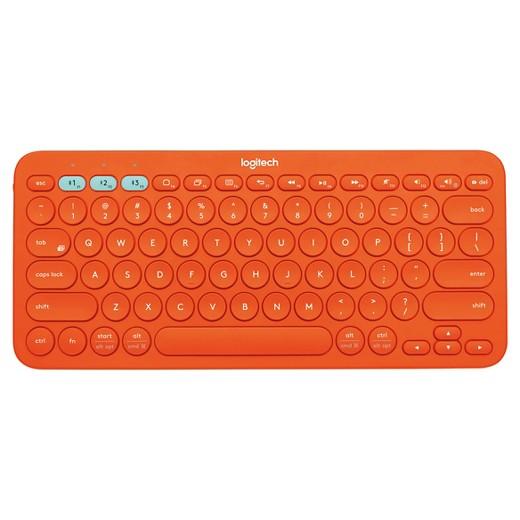 Logitech K380 Multi-Device Bluetooth Keyboard - Orange