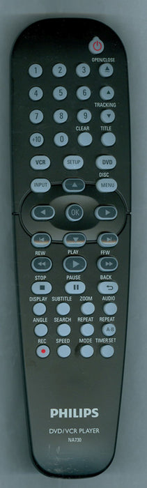 Philips NA730 DVD VCR Player Remote Control
