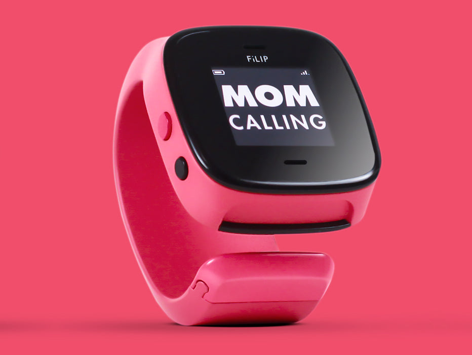 Filip 2 Watermelon Red Smart Watch With GPS Tracker for Kids At&t