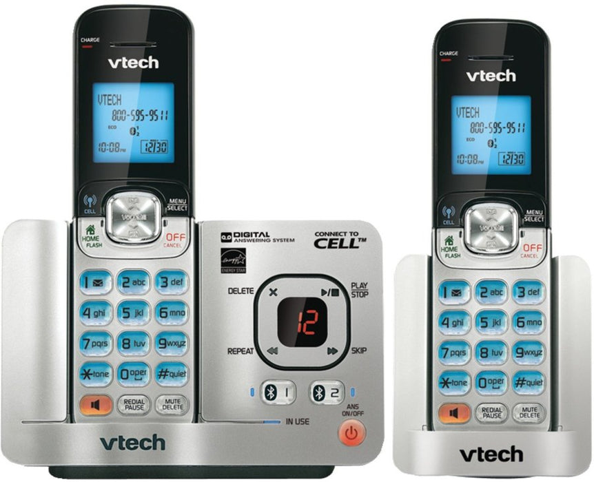 VTech DS65212 DECT 6.0 2-Handset Landline Telephone with Caller ID/Call Waiting