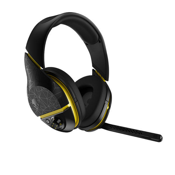 Skullcandy PLYR 2 Wireless Over Ear Headset Black and Yellow