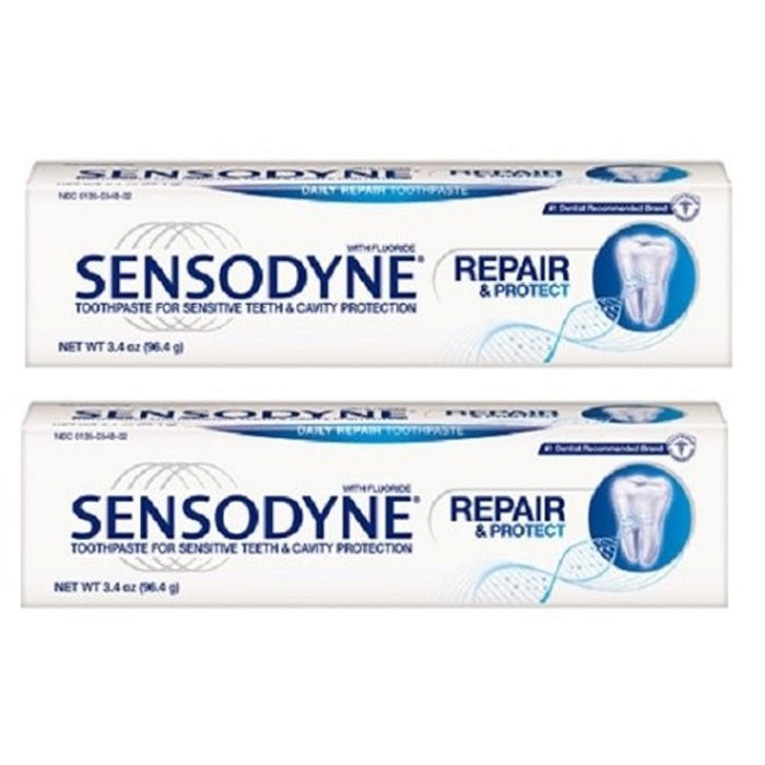 Sensodyne Repair and Protect Toothpaste 3.4 oz - Pack of 2