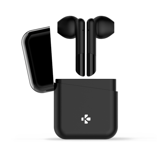 MyKronoz ZeBuds - TWS Wireless Earbuds with Charging Case – Black