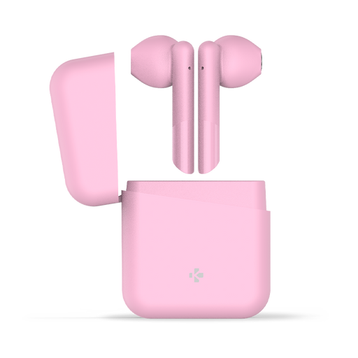 MyKronoz ZeBuds Lite TWS Earbuds With Wireless Charging Case - Pink