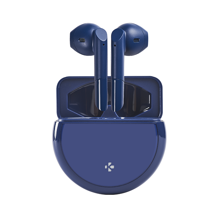 MyKronoz ZeBuds Pro - TWS Earbuds With Wireless Charging Case – Blue