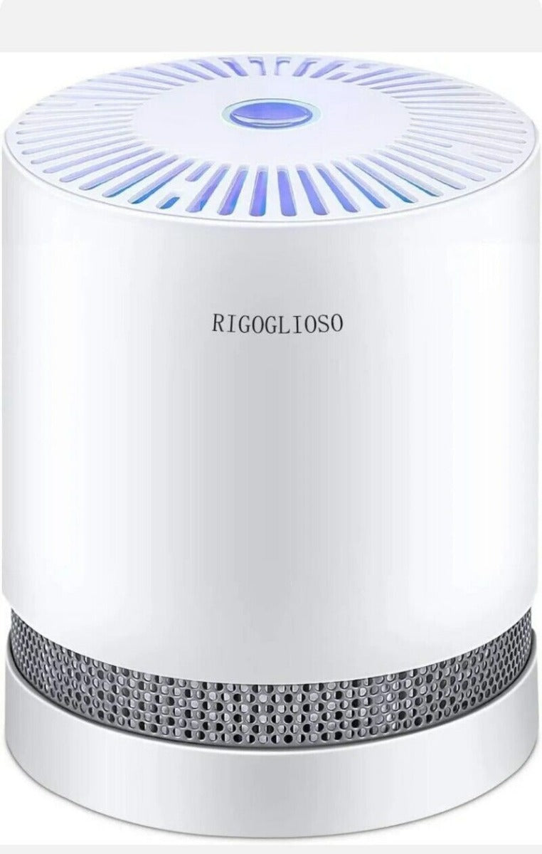 RIGOGLIOSO GL-2109 Air Purifier for Home with True HEPA Filters-White
