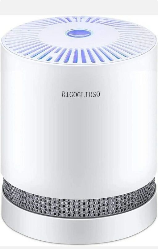 RIGOGLIOSO GL-2109 Air Purifier for Home with True HEPA Filters-White