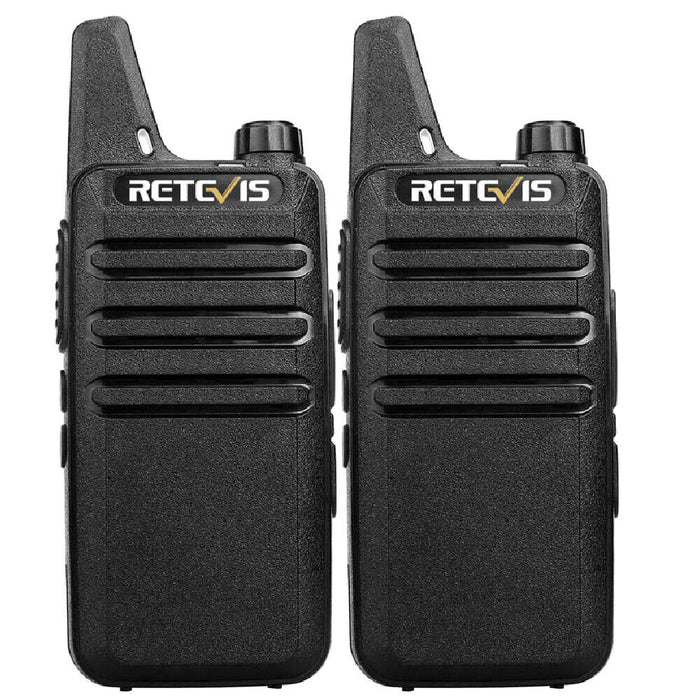 Retevis RT22 UHF Two Way Radio Walkie Talkie CTCSS/DCS VOX TOT For Outdoor-2pcs ( No Battery)