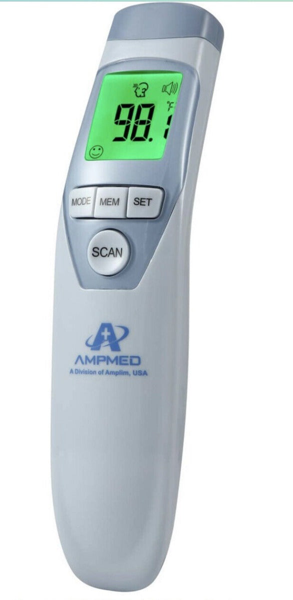 Amplim Hospital Medical Grade Non Contact Clinical Forehead Thermometer for Baby and Adults - 1701-DT-8836P