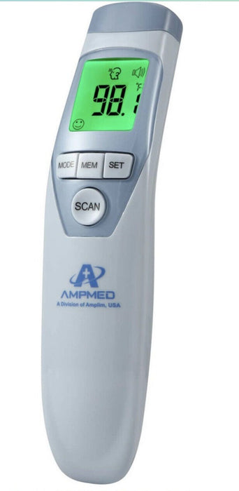 Amplim Hospital Medical Grade Non Contact Clinical Forehead Thermometer for Baby and Adults - 1701-DT-8836P