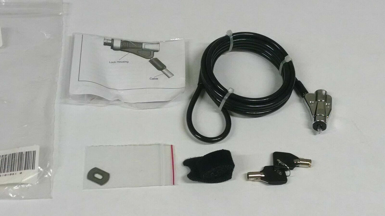 Mobile Edge Key Cable Laptop Lock With High Security Black A880997