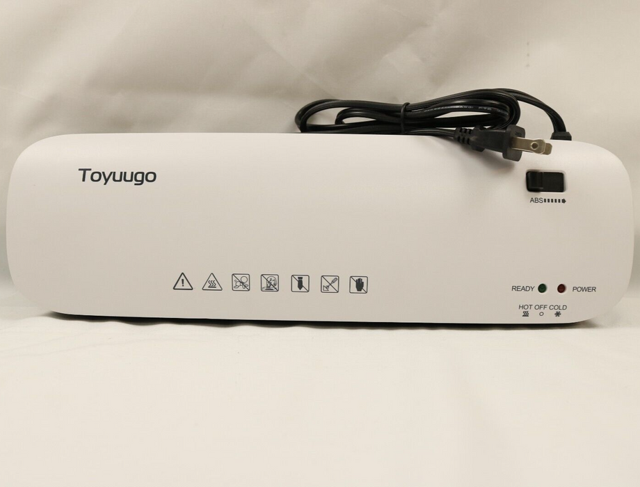 Toyuugo SL299 A4 HOT/COLD Laminator Machine for Home Office School Use-White