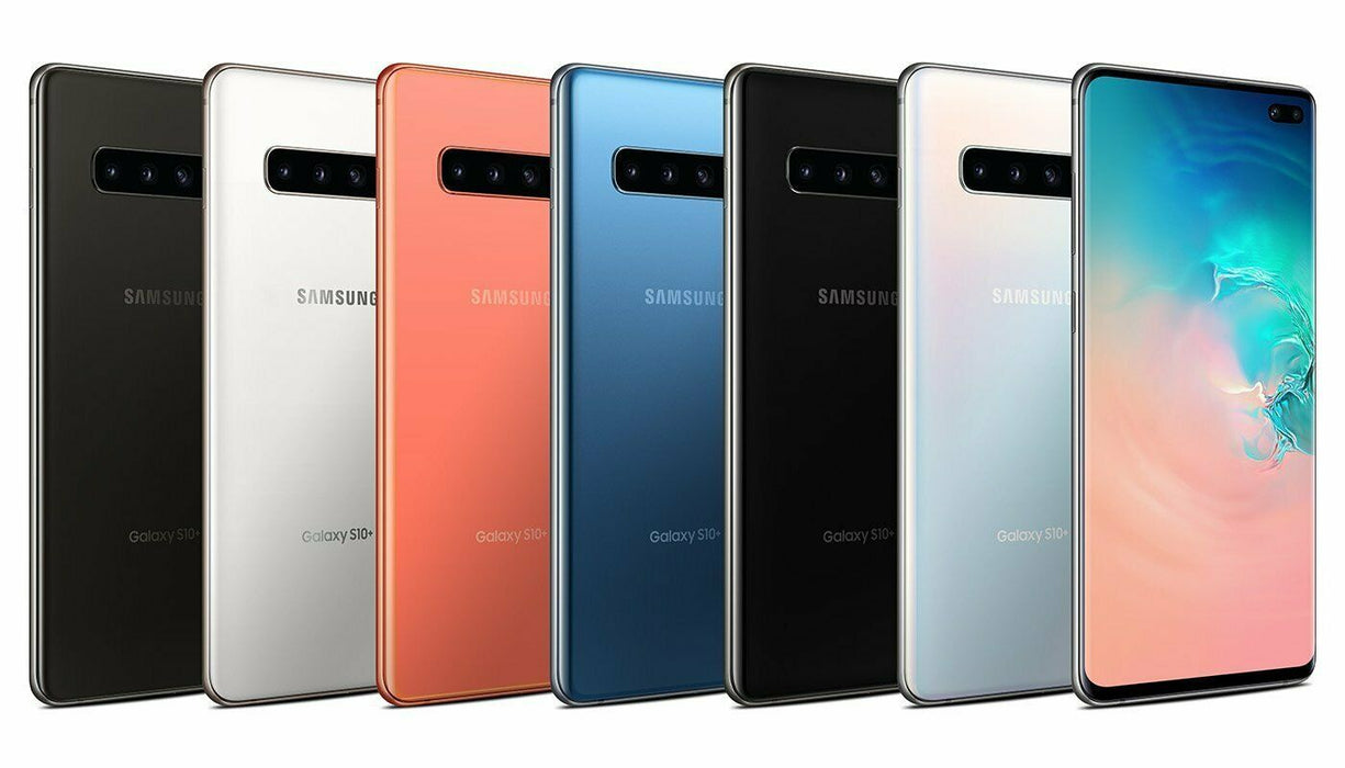 Samsung Galaxy S10+ Plus SM-G975F 128GB/512GB Factory GSM Unlocked Smartphone-Ceramic Black-512GB