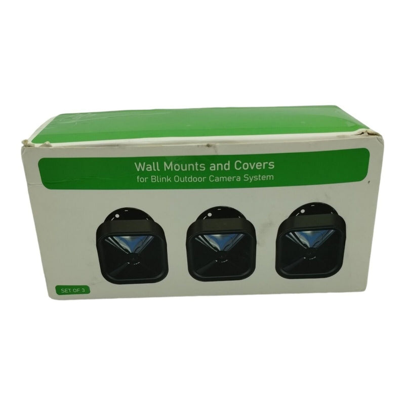 Wall Mounts and Covers 3Pk Black for Blink Outdoor Camera System