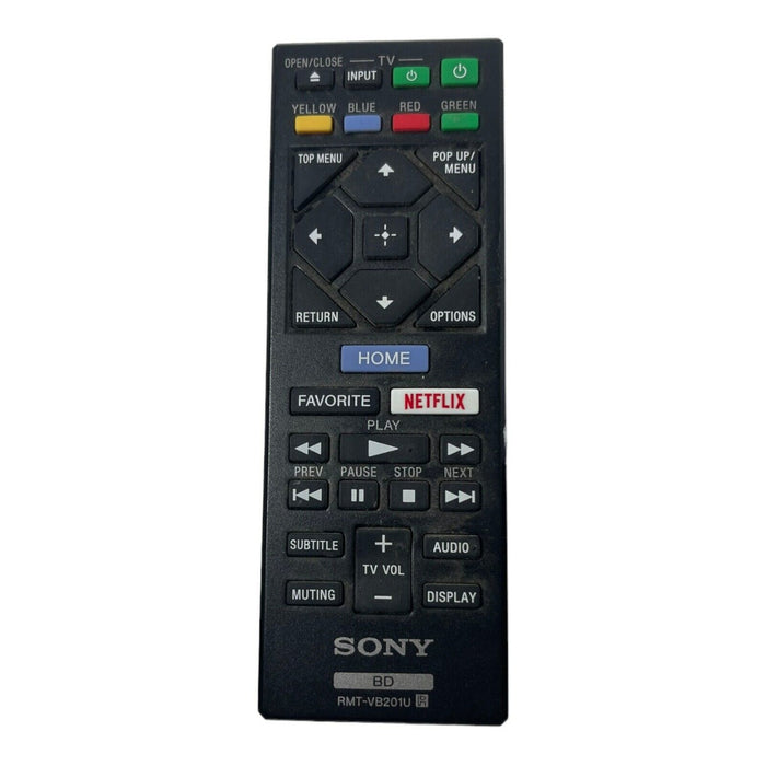 Sony RMT-VB201U Remote Control fit for Sony Blu-Ray BD Disc DVD Player OEM