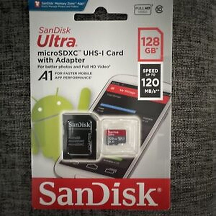 SanDisk SDSQUA4-128G-GN6MA-128GB Ultra MicroSDXC UHS-I Memory Card with Adapter