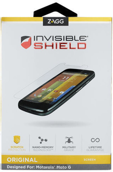 Zagg Invisible Shield Original Motorola Moto G Screen Protector