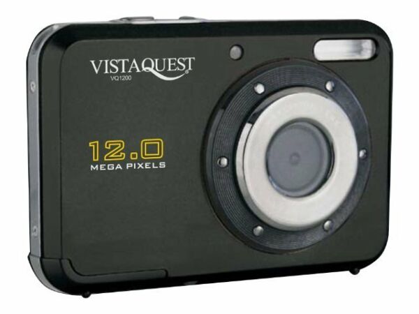 Vistaquest VQ1200 12MP 8X Digital Zoom 2.7" Camera - Black