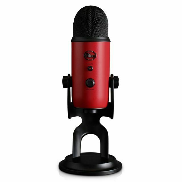 Blue Yeti Professional Multi-Pattern USB Condenser Microphone - Red