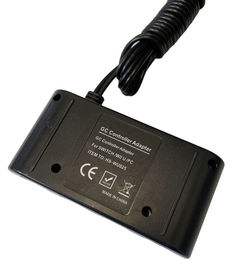 GC HS-WU025 Controller Adapter Adapter 4 Way For Wii-U- PC USB Switch