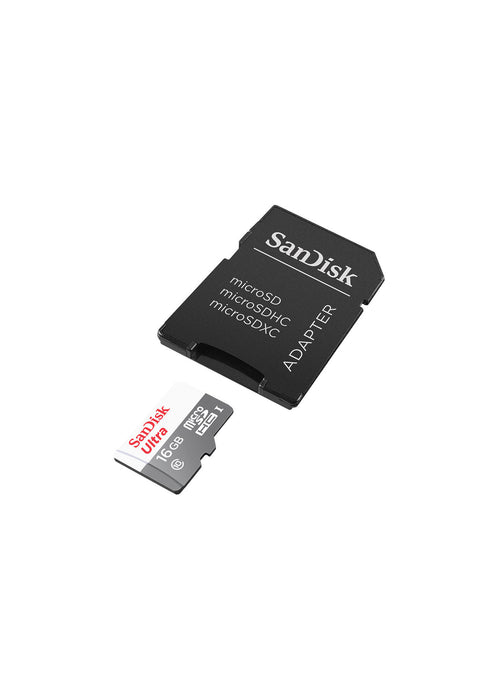 SanDisk Ultra 16GB Class 10 Micro SDHC Card with Adapter