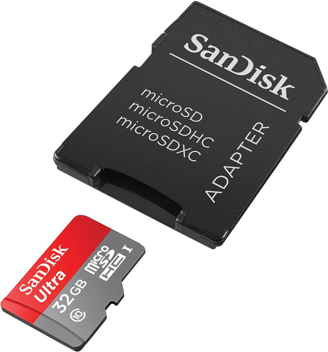 SanDisk 32GB Class 10 Micro SDHC Card with Adapter