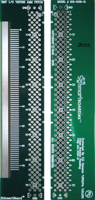 Schmartboard 1.0mm Pitch SMT Connector Board