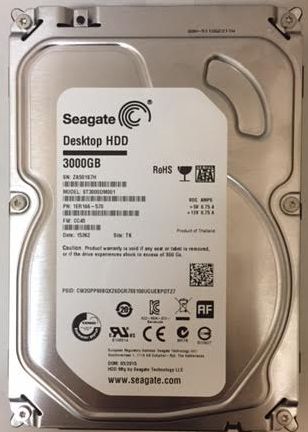 Seagate 3000GB 5900 RPM Internal Hard Drive