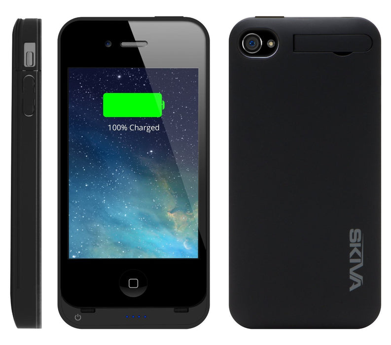 Skiva PowerSkin A4 for iPhone 4/4S Ultra thin Lightweight Battery Case
