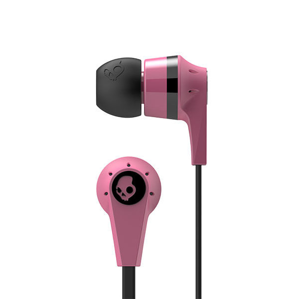 Skullcandy S2IKDZ133 Ink'd 2 Earbud Headphones - PINK/ BLACK